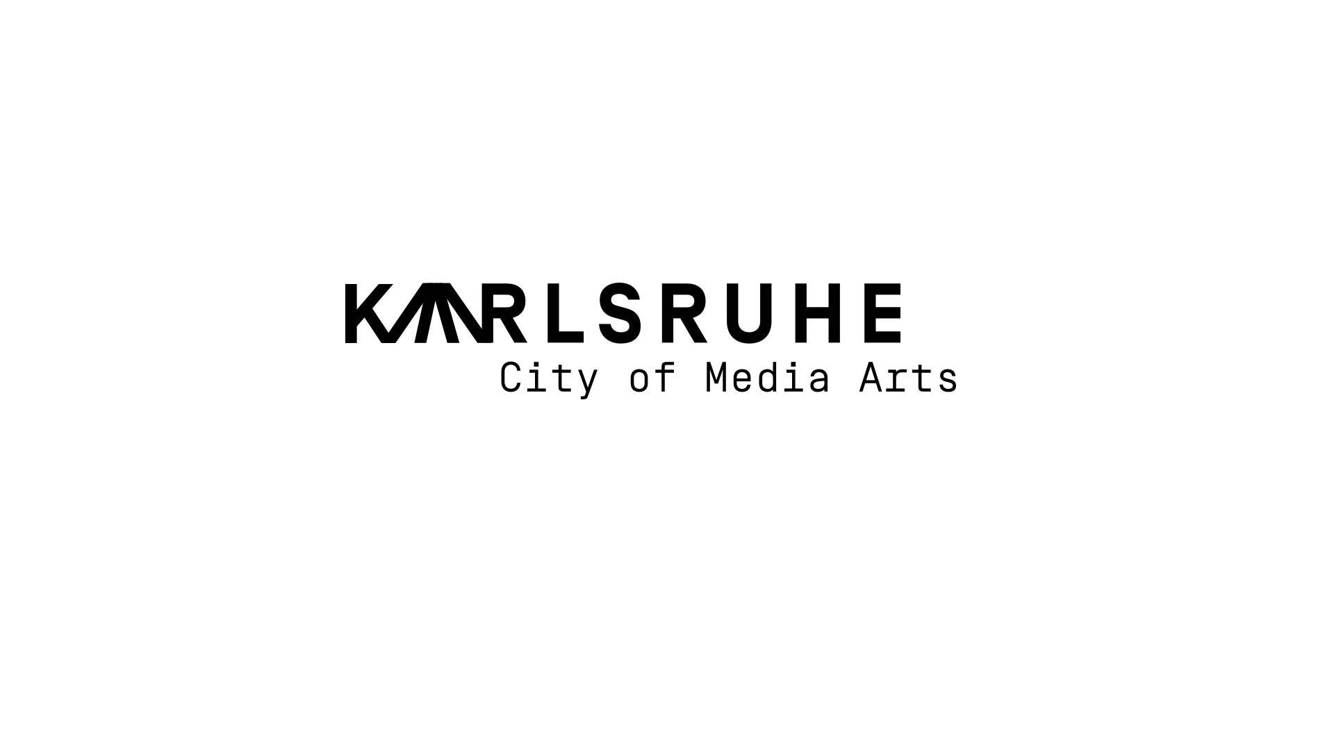 Karlsruhe City of Media Art mit Logoentwurf
