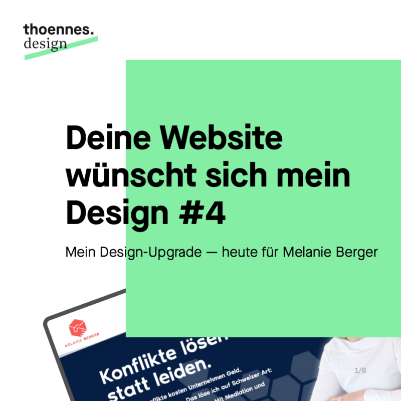 Deine Website wünscht sich mein Design #4