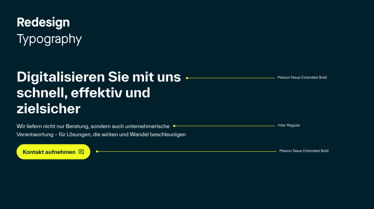 Typografie für UI/UX Design